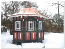 Pavillon Exklusiv, Pavillon Holz,  Achteck-Pavillon